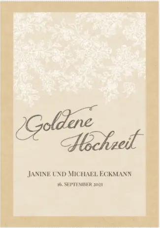 Goldene Hochzeit